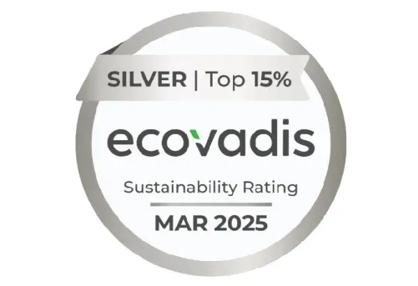 Gemtek Awarded the 2025 EcoVadis Silver Medal for Sustainability